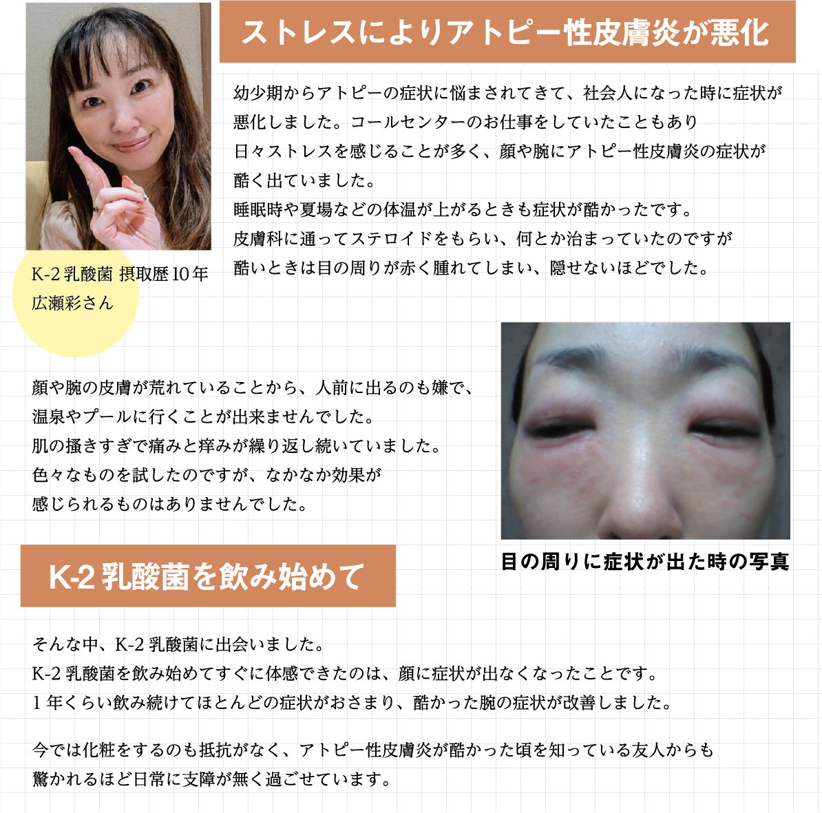 K-2乳酸菌を摂取した方へのインタビュー